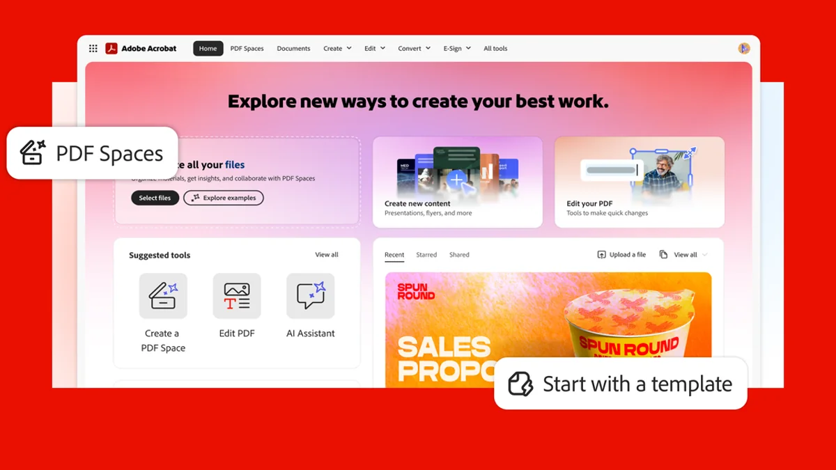 Official Acrobat, WPS PDF, PDF Expert, and Foxit product surfaces for a professional PDF workflow.