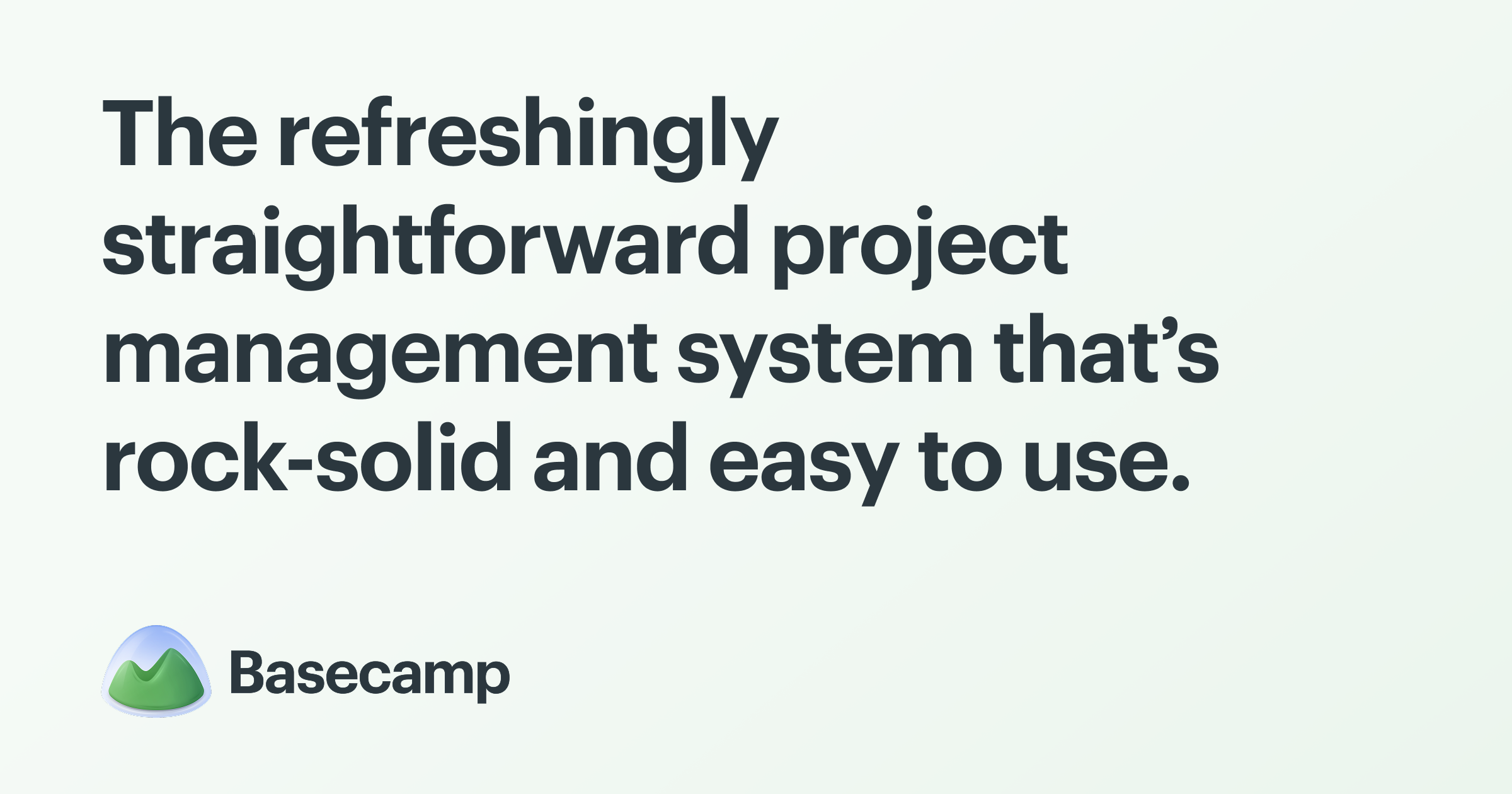 Basecamp official vendor media